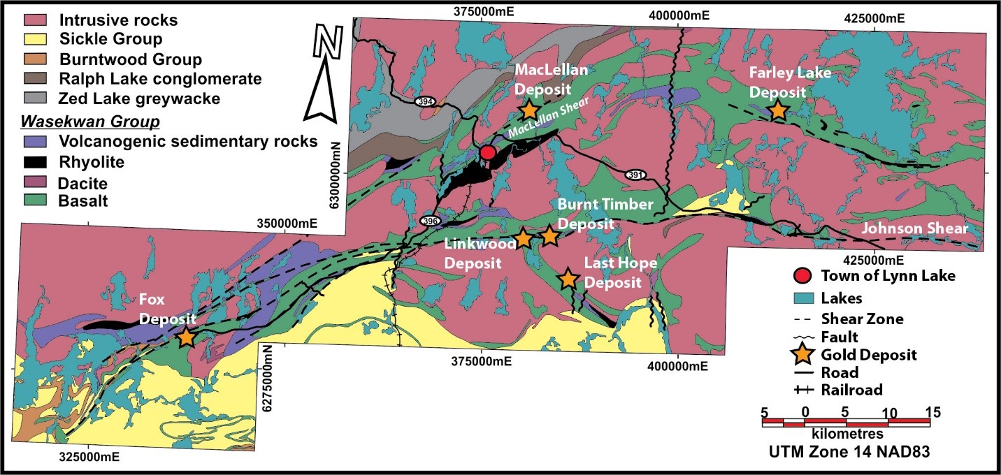 Lynn Lake Map